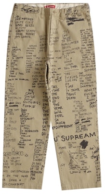Supreme Gonz Poems Seluar Chino Khaki Buy Supreme Gonz Poems Seluar Chino Khaki