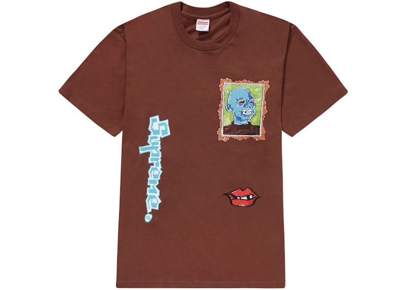 Supreme Gonz Portrait Tee Brown