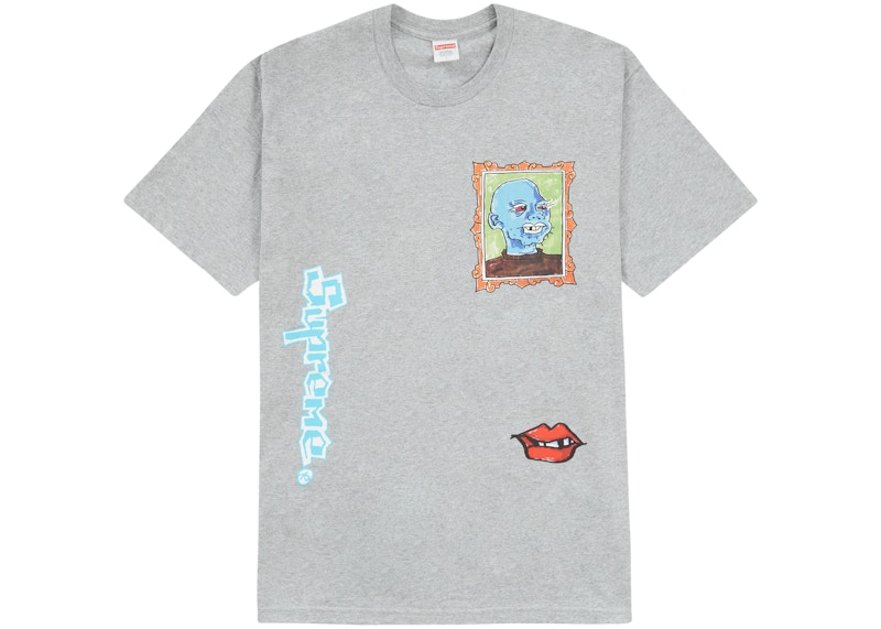 Supreme Gonz Portrait Tee Heather Grey