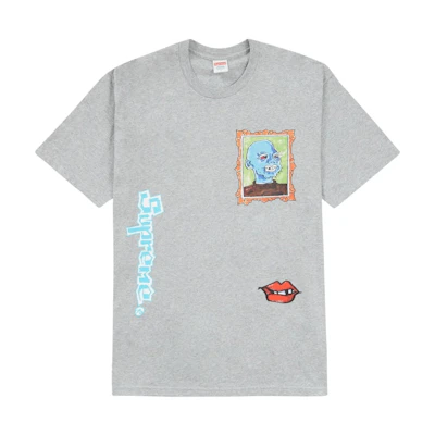 Supreme Gonz Portrait Tee Heather Grey