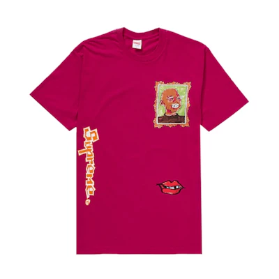 Supreme Gonz Portrait Tee Magenta