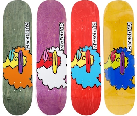Supreme Gonz Ramm Papan Skateboard Hijau/Ungu/Merah/Kuning Set Buy Supreme Gonz Ramm Papan Skateboard Hijau/Ungu/Merah/Kuning Set