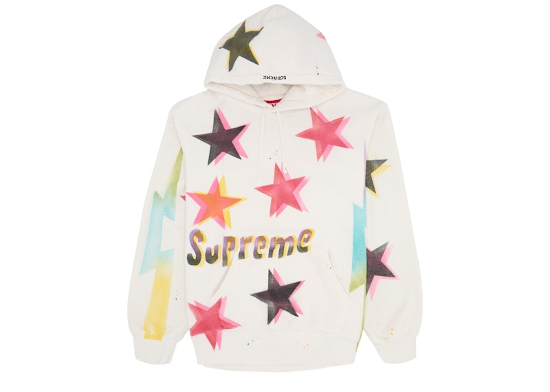 Supreme Gonz Stars Hooded Sweatshirt White