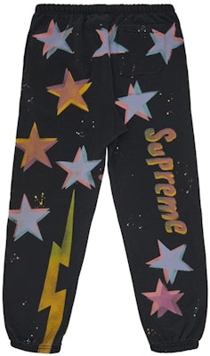 Supreme Gonz Estrellas Pantalón Deportivo Negro Order Supreme Gonz Estrellas Pantalón Deportivo Negro