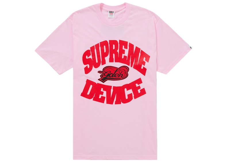 Supreme GOODENOUGH Device Tee Pink
