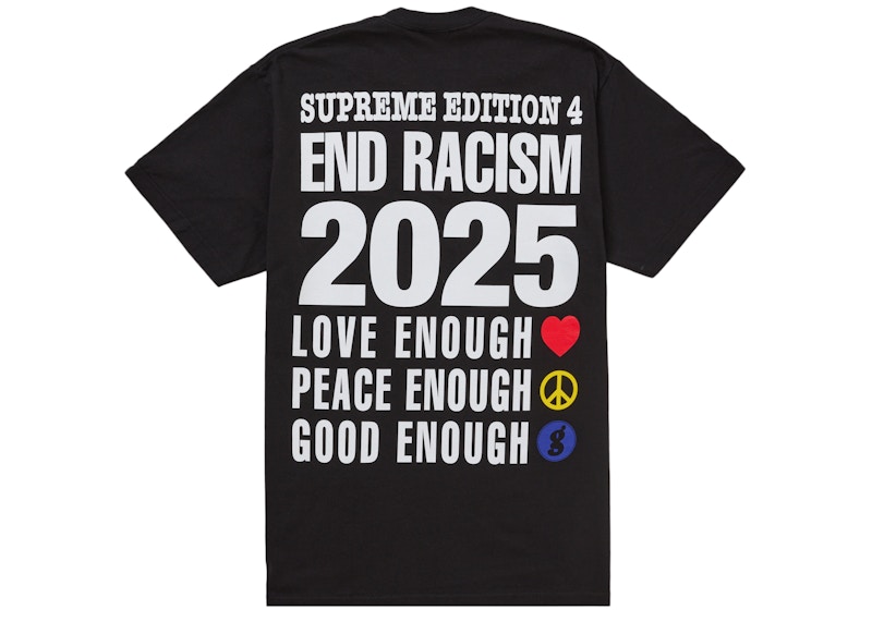 Supreme GOODENOUGH End Racism Tee Black 圖 2