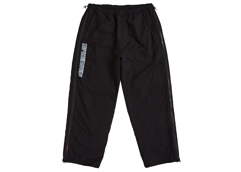 Supreme GOODENOUGH Patchwork Full Zip Track Pant Black