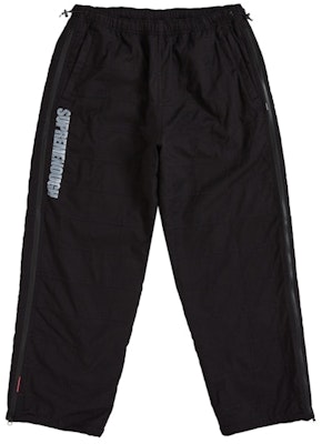 シュプリーム グッドイナフ パッチワーク フルジップ トラックパンツ ブラック Buy シュプリーム グッドイナフ パッチワーク フルジップ トラックパンツ ブラック