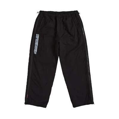 Supreme GOODENOUGH Patchwork Full Zip Track Pant Black