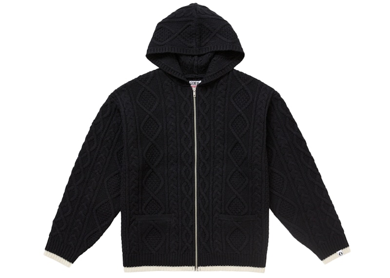 Supreme GOODENOUGH Zip Up Hooded Sweater Black