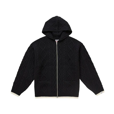 Supreme GOODENOUGH Zip Up Hooded Sweater Black