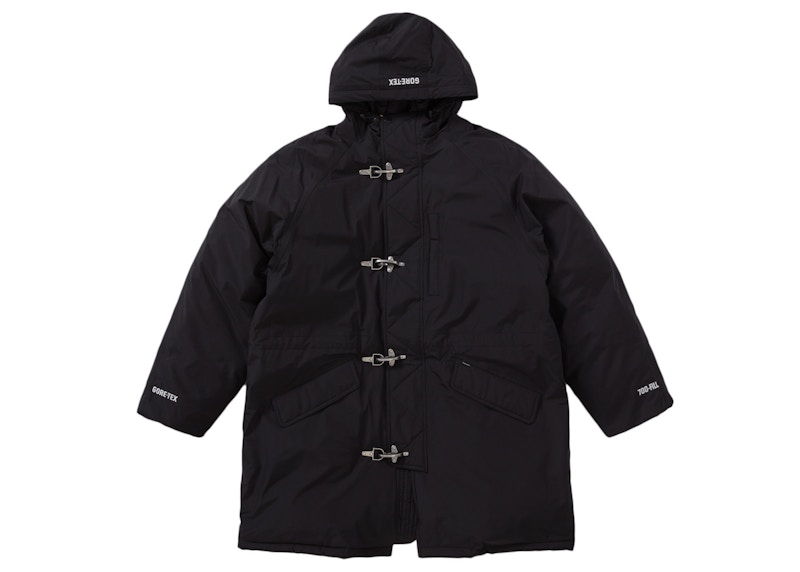 Supreme GTX 700-Fill Down Clip Parka Black