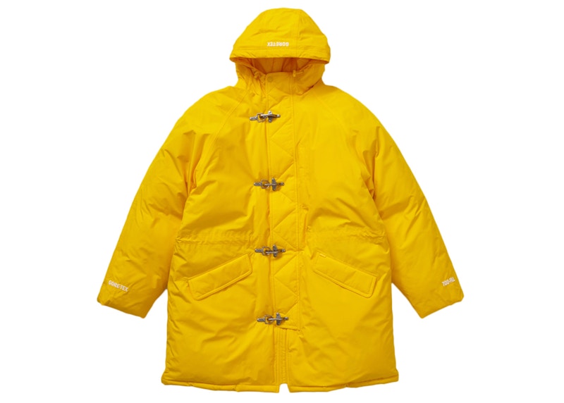 Supreme Gore-Tex 700-Fill Down Clip Parka Yellow