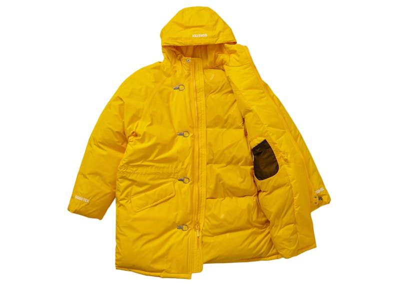 Order Supreme Gore-Tex 700蓬松羽绒夹克黄款