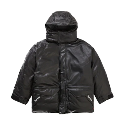 Supreme GTX Leather 700-Fill Down Parka Black