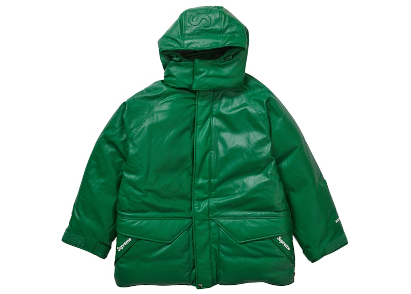 Supreme GTX Leather 700-Fill Down Parka Green