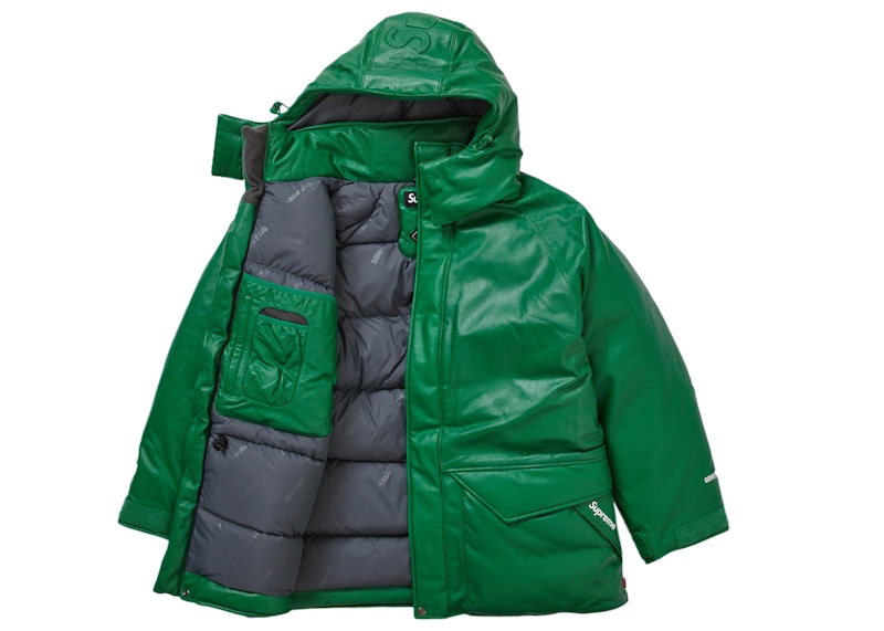 Supreme GTX Leather 700-Fill Down Parka Green 圖 2