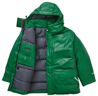 Supreme Gore-Tex Leather 700-Fill Down Parka Green Order Supreme Gore-Tex Leather 700-Fill Down Parka Green