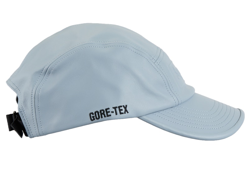 Supreme GORE-TEX Leather Camp Cap 'Grey' 圖 2
