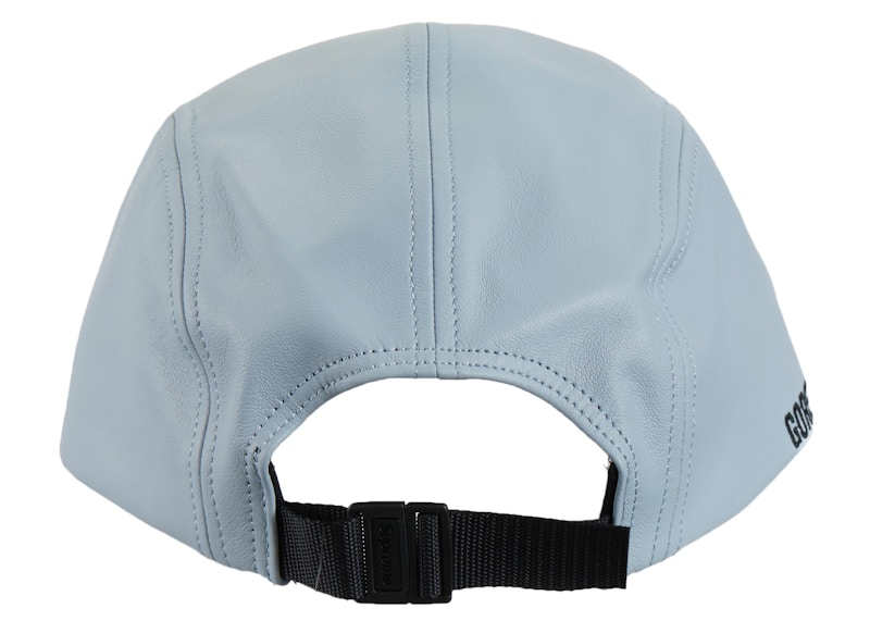 Supreme GORE-TEX Leather Camp Cap 'Grey' 圖 3