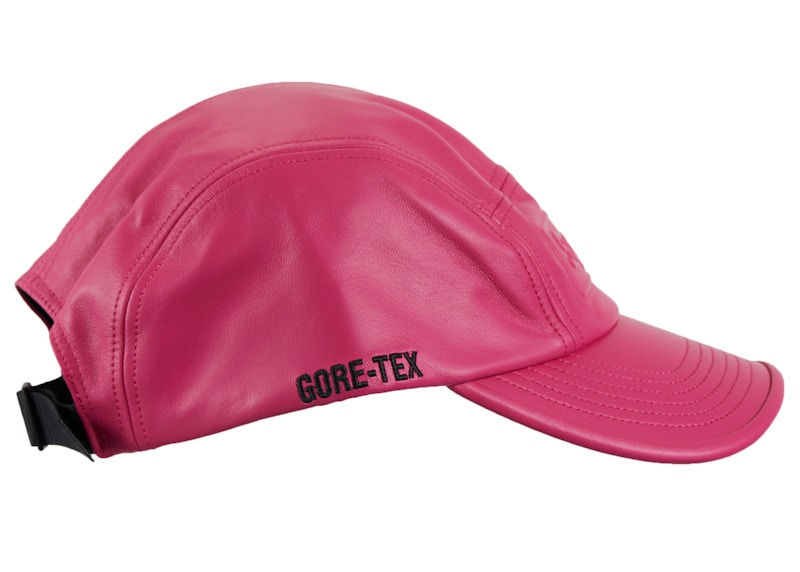 Supreme GORE-TEX Leather Camp Cap 'Pink' 圖 2