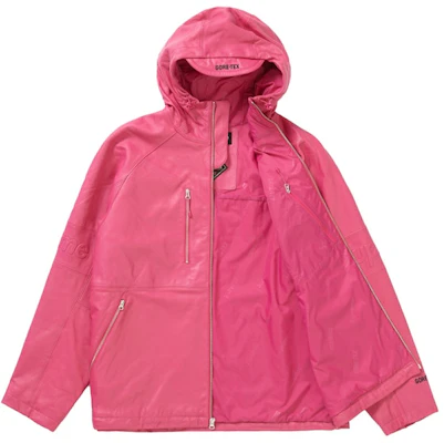 Supreme GORE-TEX 皮革夹克 '洋红色' Order Supreme GORE-TEX 皮革夹克 '洋红色'