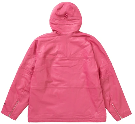 Supreme GORE-TEX 皮革夹克 '洋红色' Lookbook Supreme GORE-TEX 皮革夹克 '洋红色'