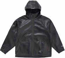 Supreme GORE-TEX Ostrich Embosssed Leather Jacket Black Supreme GORE-TEX Ostrich Embosssed Leather Jacket Black