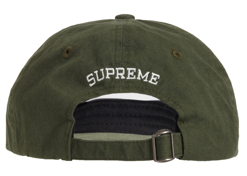 Lookbook 至尊Gore-Tex字母S标志橄榄色六片帽。