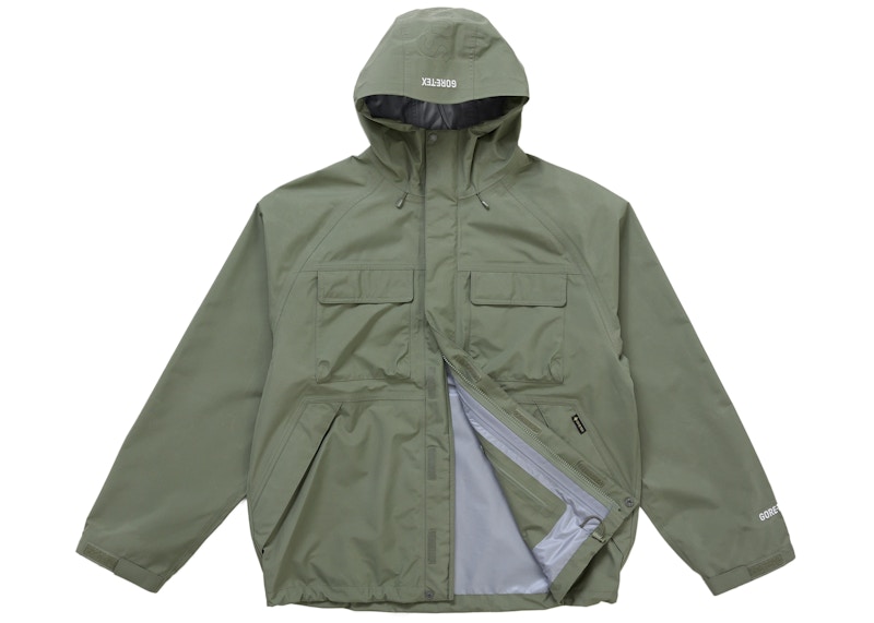 Order シュプリーム GORE-TEX シェルジャケット オリーブ