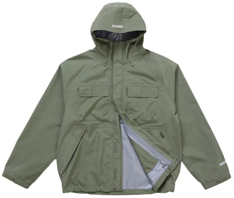 シュプリーム GORE-TEX シェルジャケット オリーブ Order シュプリーム GORE-TEX シェルジャケット オリーブ