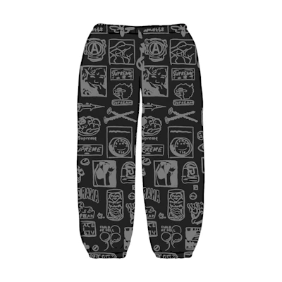 Supreme GTX Stickers Pant (SS21) Black