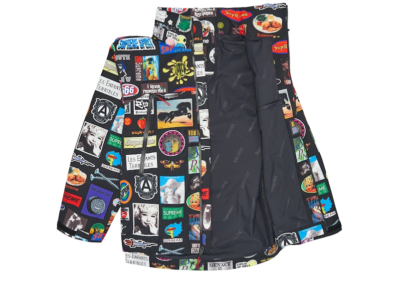 Order Supreme Gore-Tex 貼紙殼夾克 (SS21) 黑色