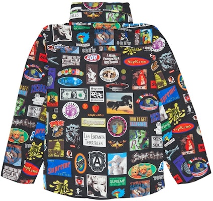 Supreme Gore-Tex Stickers Shell Jacket (SS21) Black Lookbook Supreme Gore-Tex Stickers Shell Jacket (SS21) Black