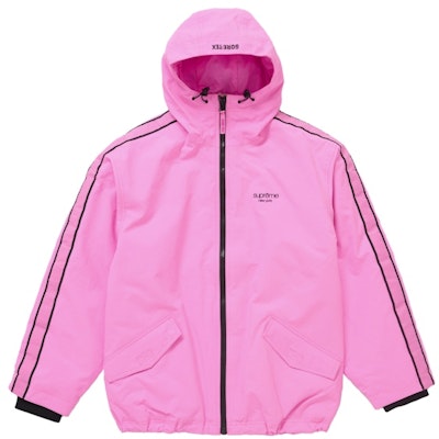 Supreme GORE-TEX 條紋連帽外套 螢光粉紅色 Buy Supreme GORE-TEX 條紋連帽外套 螢光粉紅色