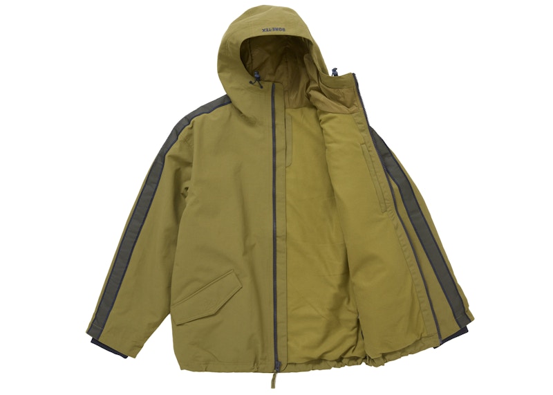 Order 슈프림 고어텍스 스트라이프 후드 자켓 올리브
