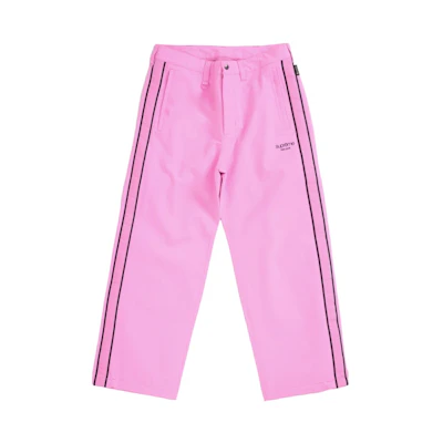 Supreme GORE-TEX Stripe Pant Fluorescent Pink