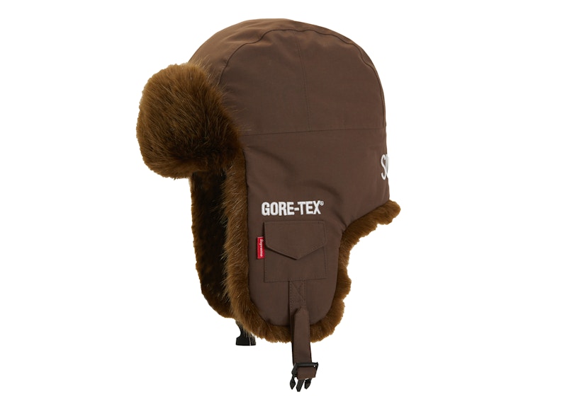 Buy Supreme Gore-Tex 封膠縫線棕色Trooper 帽