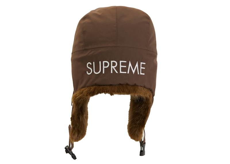 Order Supreme Gore-Tex 封膠縫線棕色Trooper 帽