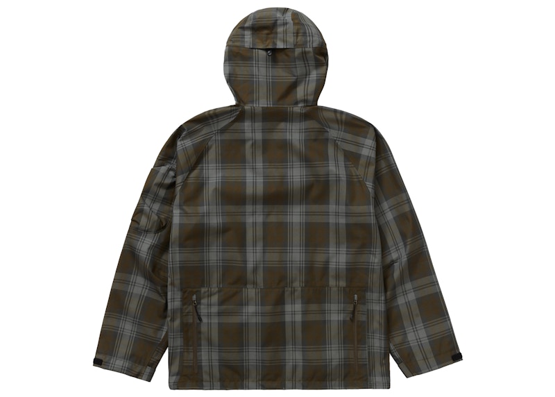 Lookbook Supreme GORE-TEX Tech Shell Jaket Olive Plaid