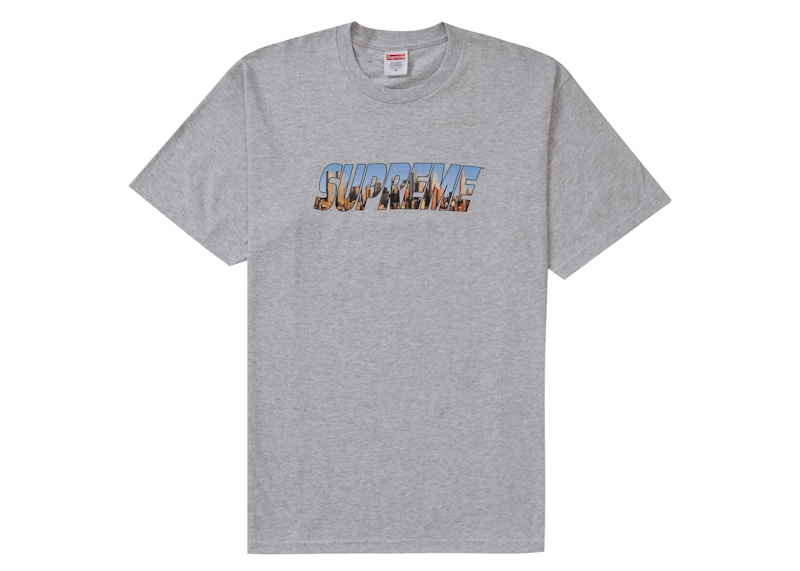 Buy Supreme Gotham Tee Ash Grey