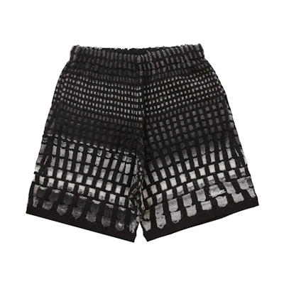 Supreme Gradient Grid Knit Short Black