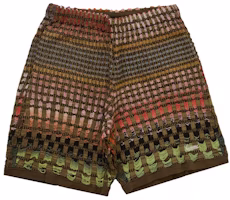 Supreme Gradient Grid Knit Short Brown Supreme Gradient Grid Knit Short Brown