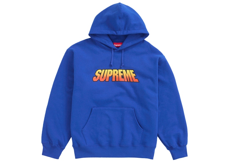 Supreme Gradient Hooded Sweatshirt Royal