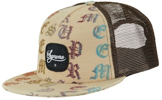 Supreme Gradient Jacquard Denim Mesh Back 5-Panel 'Tan' Supreme Gradient Jacquard Denim Mesh Back 5-Panel 'Tan'