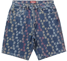 Supreme Gradient Jacquard Denim Short 'Blue' Supreme Gradient Jacquard Denim Short 'Blue'