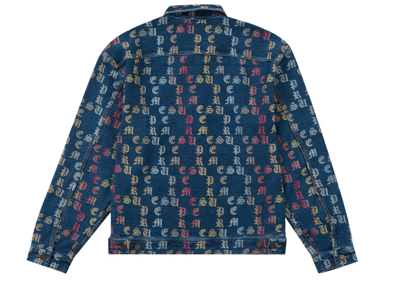 Order シュプリーム グラデーション デニムジャケット (青)
