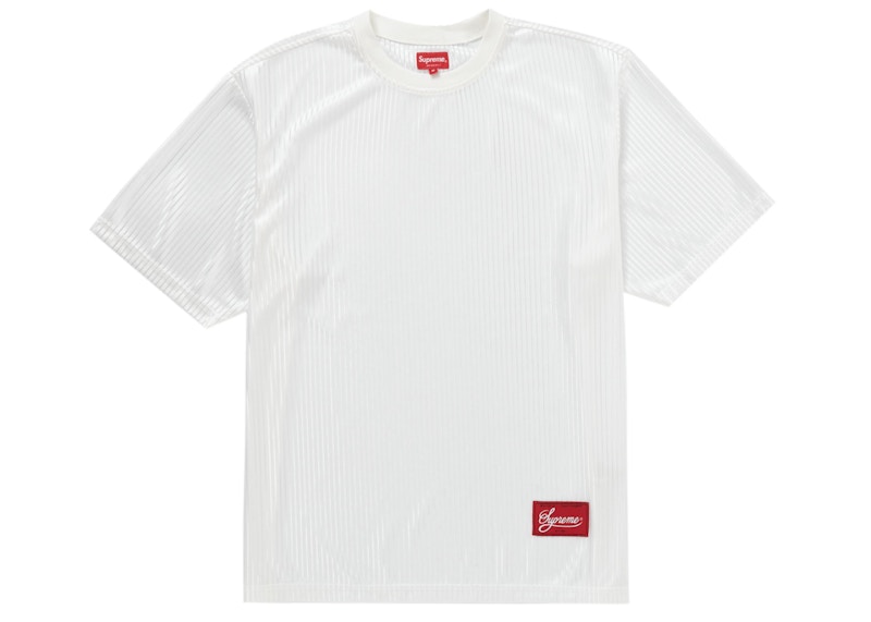 購買Supreme 提花羅紋足球球衣白色- Novelship