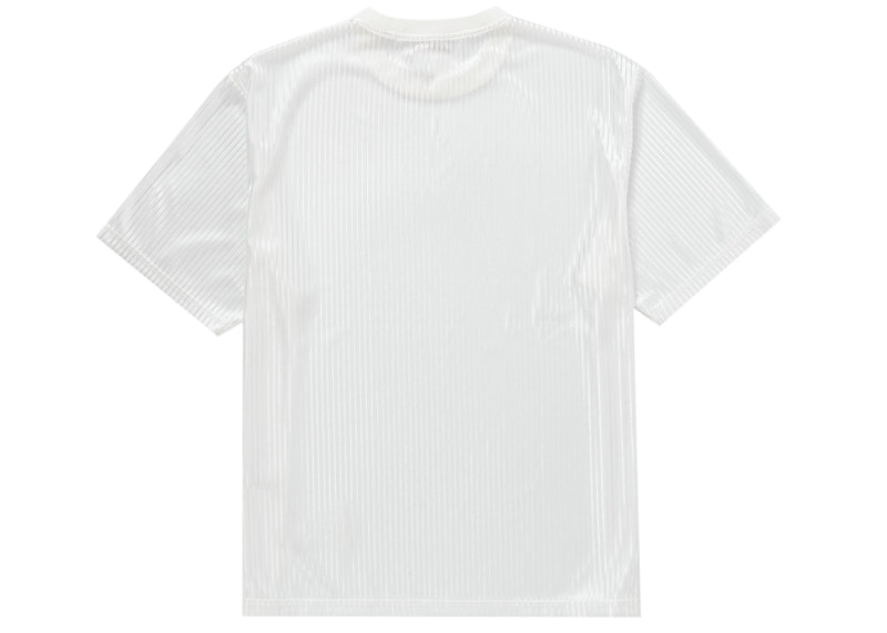 Supreme Gradient Mesh Stripe Jersey White 圖 2
