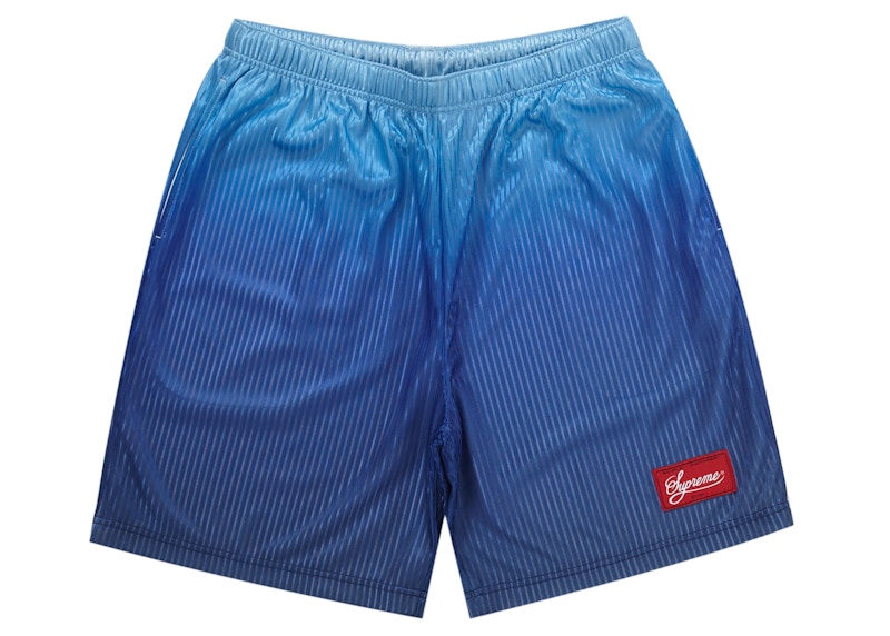 Supreme Gradient Mesh Stripe Short Royal